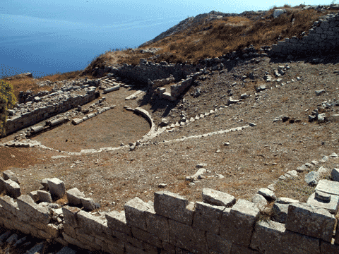 Το Θέατρο της Αρχαίας Θήρας