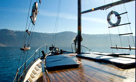 Isabella Boat Santorini Yacht Charter